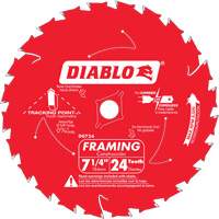 Lame de scie &agrave; charpente, 7-1/4", 24 dents, Pour Bois Oxford Builders Supplies Inc