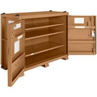 Monster Box Cabinet, Steel, 52 Cubic Feet, Beige Oxford Builders Supplies Inc