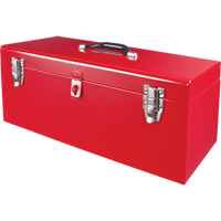 Coffre &agrave; outils portatif ATB100 avec plateau en m&eacute;tal pour outils, 8-3/4" P x 21" la x 9" h, Rouge Oxford Builders Supplies Inc