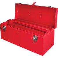 Coffre &agrave; outils portatif ATB100 avec plateau en m&eacute;tal pour outils, 8-3/4" P x 21" la x 9" h, Rouge Oxford Builders Supplies Inc