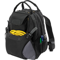 Sacs &agrave; dos pour outils &agrave; 44 pochettes, 16" lo x 13-1/4" la, Noir, Polyester Oxford Builders Supplies Inc