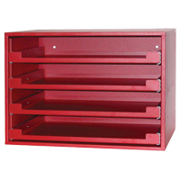 R&acirc;telier avec compartiments, 15" P x 21" la x 15" h, Rouge Oxford Builders Supplies Inc