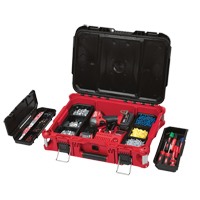 Boîte &agrave; outils Packout, 22" x 16" x 7", Noir/Rouge Oxford Builders Supplies Inc