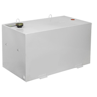 Steel Fuel Transfer Tank, Steel, 100 Gal. Capacity, White Oxford Builders Supplies Inc