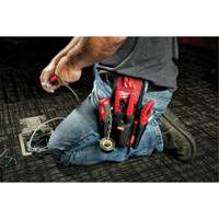 Compact Utility Pouch, Multiple Tool Holder, Nylon, 7 Pockets Oxford Builders Supplies Inc