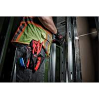 Compact Utility Pouch, Multiple Tool Holder, Nylon, 7 Pockets Oxford Builders Supplies Inc