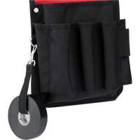 Utility Pouch, Multiple Tool Holder, Nylon, 9 Pockets Oxford Builders Supplies Inc