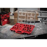Organisateur profil&eacute; Packout, 19-3/4" x 16-2/5" x 2-1/2", Noir/Rouge Oxford Builders Supplies Inc