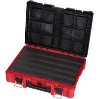 Coffre &agrave; outils avec partitions ajustables Packout, 20-7/10" x 15-1/5" x 6-1/5", Noir/Rouge Oxford Builders Supplies Inc