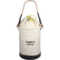 Parachute Top Tool Bucket, 11-1/2" L x 11-1/2" W x 16" H, Canvas, Beige Oxford Builders Supplies Inc