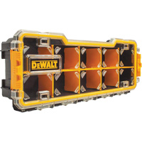 Compartment Pro Organizer, 6-5/8" W x 17-5/8" D x 2-7/8" H, Black/Yellow Oxford Builders Supplies Inc