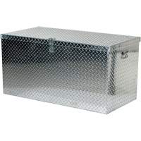 Boîte &agrave; outils portative en t&ocirc;le larm&eacute;e d'aluminium, 25-1/16" P x 49-1/4" la x 24" h, Argent Oxford Builders Supplies Inc