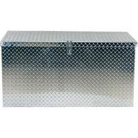 Boîte &agrave; outils portative en t&ocirc;le larm&eacute;e d'aluminium, 25-1/16" P x 49-1/4" la x 24" h, Argent Oxford Builders Supplies Inc
