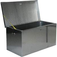 Boîte &agrave; outils portative en t&ocirc;le larm&eacute;e d'aluminium, 25-1/16" P x 49-1/4" la x 24" h, Argent Oxford Builders Supplies Inc