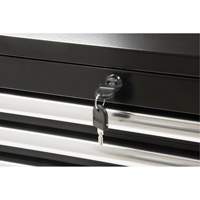 Coffre &agrave; outils industriel, 26" la, 4 tiroirs, Noir Oxford Builders Supplies Inc