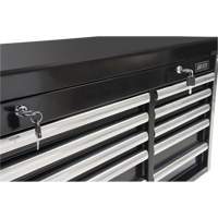 Coffre &agrave; outils industriel, 41" la, 10 tiroirs, Noir Oxford Builders Supplies Inc