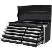 Coffre &agrave; outils industriel, 41" la, 10 tiroirs, Noir Oxford Builders Supplies Inc