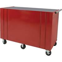 Industrial Tool Cart, 12 Drawers, 56" W x 24-1/2" D x 38-1/8" H, Red Oxford Builders Supplies Inc
