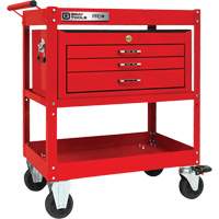 PRO+ Series Heavy-Duty Utility Cart with Intermediate Chest, 2 Tiers, 30-1/5" x 38-1/3" x 19-1/2" Oxford Builders Supplies Inc