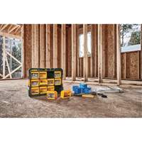 Flip-Bin Organizer, 3-7/8" W x 17-3/4" D x 13-7/8" H, Black/Yellow Oxford Builders Supplies Inc