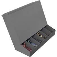 Gravity Feed Dispenser with Lid Oxford Builders Supplies Inc