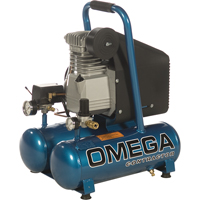 Compresseurs portatifs s&eacute;rie pour entrepreneurs - Lubrification &agrave; l'huile, entraînement direct, &eacute;lectrique, 3,3 gal. (4 gal. US), 125 PSI, 115/1 V Oxford Builders Supplies Inc