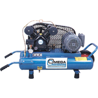 Compresseurs d'air s&eacute;rie entrepreneur, &eacute;lectrique, 6,6 gal. (8 gal. US), 125 PSI, 115/1 V Oxford Builders Supplies Inc