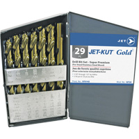 JET-KUT&reg; GOLD Super Premium Drill Bit Set, 29 Pieces, Alloy Steel Oxford Builders Supplies Inc