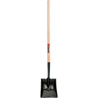 Square Point Shovel, Wood, Tempered Steel Blade, Straight Handle, 42" Long Oxford Builders Supplies Inc