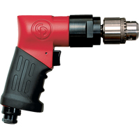 Non-Reversible Drills, 21 CFM, 1/4" NPTF, 89 dBA, 3/8" Chuck, Keyed Oxford Builders Supplies Inc