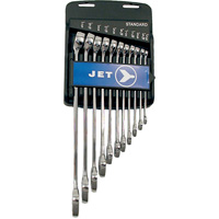 Fully Polished Long Pattern Combination Wrench Set, Combination, 11 Pieces, Imperial Oxford Builders Supplies Inc