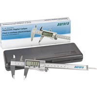 Electronic Digital Calipers, 0.001" (0.03 mm) Resolution, 0 - 6" (0 - 152 mm) Range Oxford Builders Supplies Inc