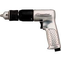 Air Drill, 4 CFM, 1/4" NPTF, 94 dBA, 1/2" Chuck, Keyed Oxford Builders Supplies Inc