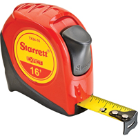 Measuring Tape, 19 mm x 16', 1/16" Graduations Oxford Builders Supplies Inc