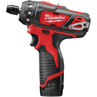 Ensemble tournevis hexagonaux &agrave; 2 vitesses M12, 1/4", 12 V, 275 lb-po couple max., Lithium-ion bloc-pile Oxford Builders Supplies Inc