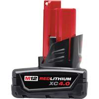 Bloc-piles M12 Redlithium 4.0, Lithium-ion, 12 V, 4 A Oxford Builders Supplies Inc