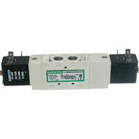 Pilot 5-Way 2-Position 4-Way Solenoid Valves, 3/8" Pipe, 150 PSI Oxford Builders Supplies Inc