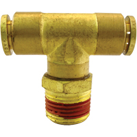 Raccords en t&eacute; pivotants m&acirc;les sur embranchement P.T.C., Laiton, 1/8" Oxford Builders Supplies Inc
