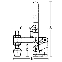 Vertical Hold-Down Clamps - 201 Series Oxford Builders Supplies Inc