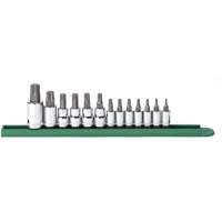 Jeu de douilles &agrave; embouts, Torx, Prise 1/2"/1/4"/3/8", 13 mrcx Oxford Builders Supplies Inc