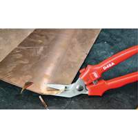 Offset Multi-Purpose Snips, 1-5/8" Cut Length, Straight Cut Oxford Builders Supplies Inc