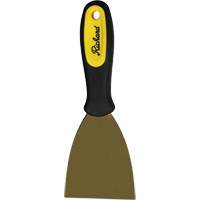 Grattoirs muraux rigides, Lame Laiton, Largeur 3", Manche Plastique Oxford Builders Supplies Inc