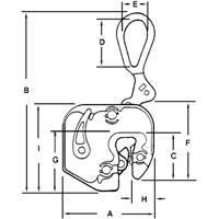 &eacute;lingue l&egrave;ve-t&ocirc;le GXL, 1000 lb (0,5 tonne), Ouverture de la m&acirc;choire de 1/16" - 5/8" Oxford Builders Supplies Inc