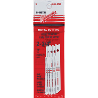 Lames de scie sauteuse, Bim&eacute;tal, Tige en U, 2-3/4" lo, 18 dents par pouce Oxford Builders Supplies Inc