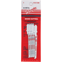 Lame de scie sauteuse, Bim&eacute;tal, Tige en T, 3" lo, 20 dents par pouce Oxford Builders Supplies Inc