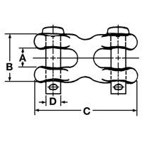 Twin Clevis Link Oxford Builders Supplies Inc