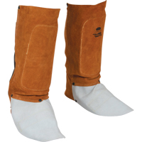 Leather Spats, 14" L, Lava Brown Oxford Builders Supplies Inc