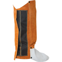 Leather Spats, 14" L, Lava Brown Oxford Builders Supplies Inc