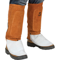 Leather Spats, 14" L, Lava Brown Oxford Builders Supplies Inc