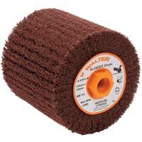 ALLSTEEL Blendex Surface Conditioning Drum, 4-1/4" Dia. x 4" W, 5/8"-11 Arbor, Medium Grit Oxford Builders Supplies Inc